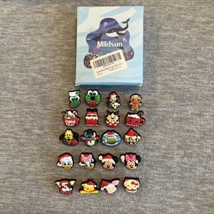 Disney Cartoon Character Pencil Pen Toppers Colorful‎ Lightweight 20 Pieces New